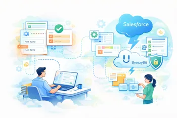 Salesforce data flow visualization